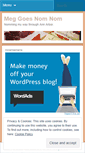 Mobile Screenshot of meggoesnomnom.com